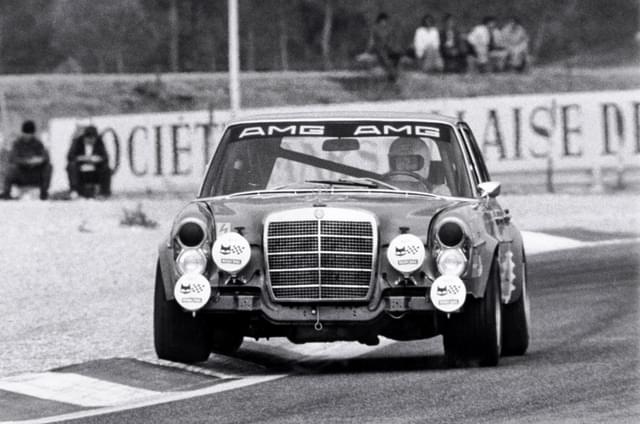 In 1971, the AMG 300 SEL 6.8 came out of nowhere to claim victory in its class, and came in second place overall in the 24 Hours of Spa in Belgium.  Image - 18476